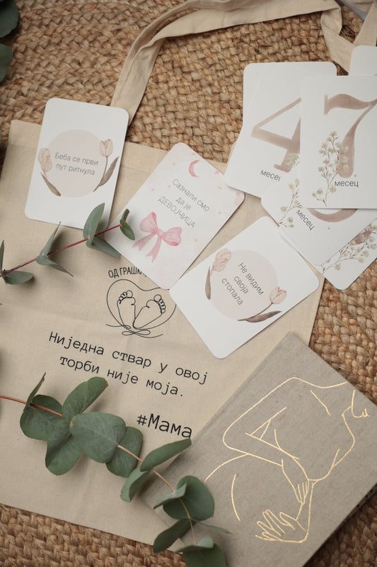 Dnevnik za trudnice i set kartica